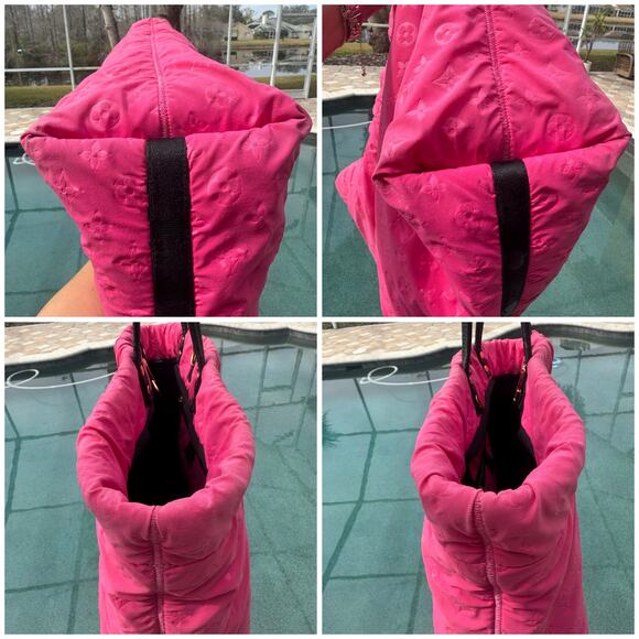 Louis Vuitton Scuba Cruiseline Embossed Monogram Neoprene Tote Bag Barbie Pink - Picture 12 of 16